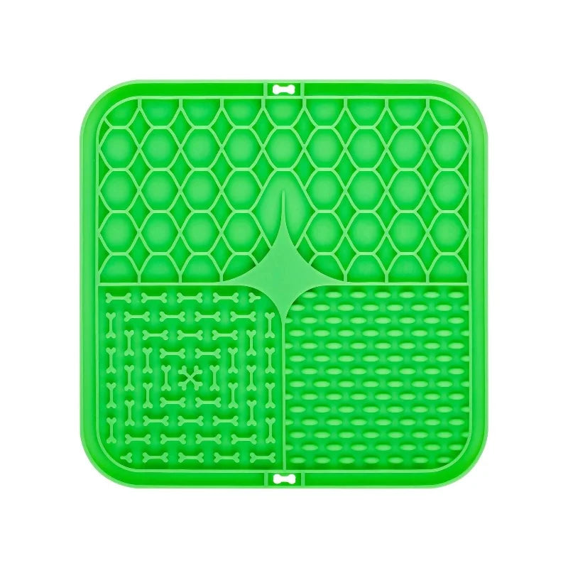 Slow Feeder Lick Mat — Silicone Anti-Anxiety Feeding Mat | Dogs & Cats