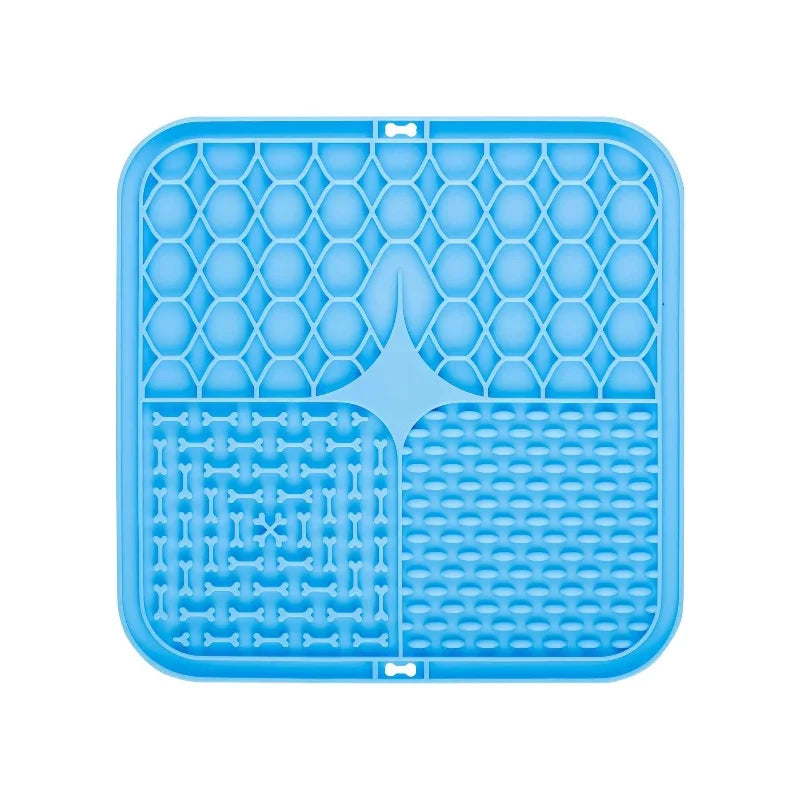 Slow Feeder Lick Mat — Silicone Anti-Anxiety Feeding Mat | Dogs & Cats