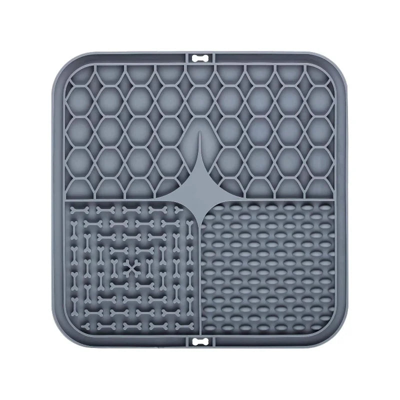 Slow Feeder Lick Mat — Silicone Anti-Anxiety Feeding Mat | Dogs & Cats