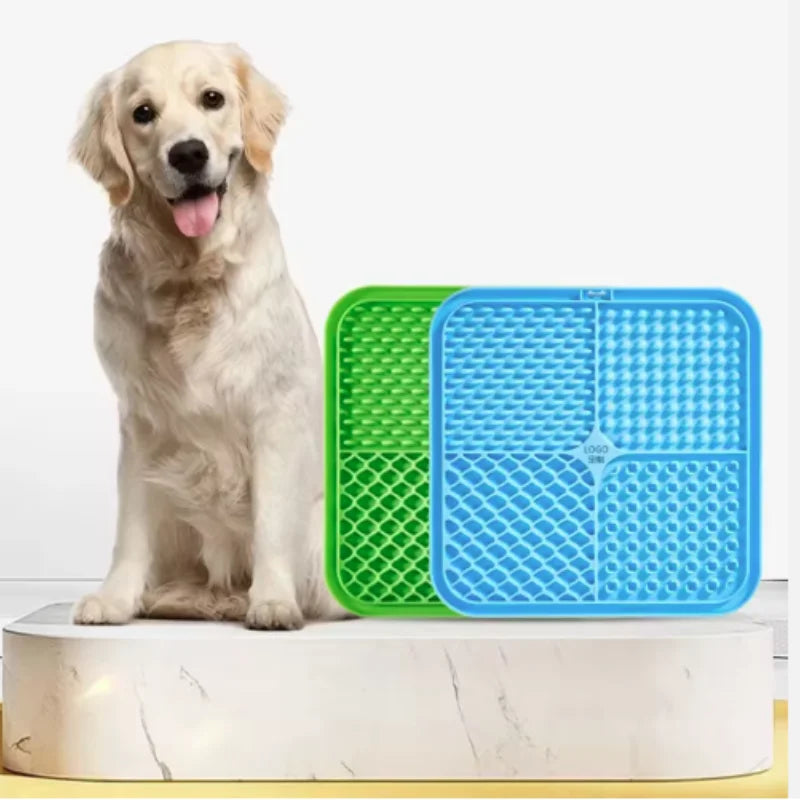 Slow Feeder Lick Mat — Silicone Anti-Anxiety Feeding Mat | Dogs & Cats