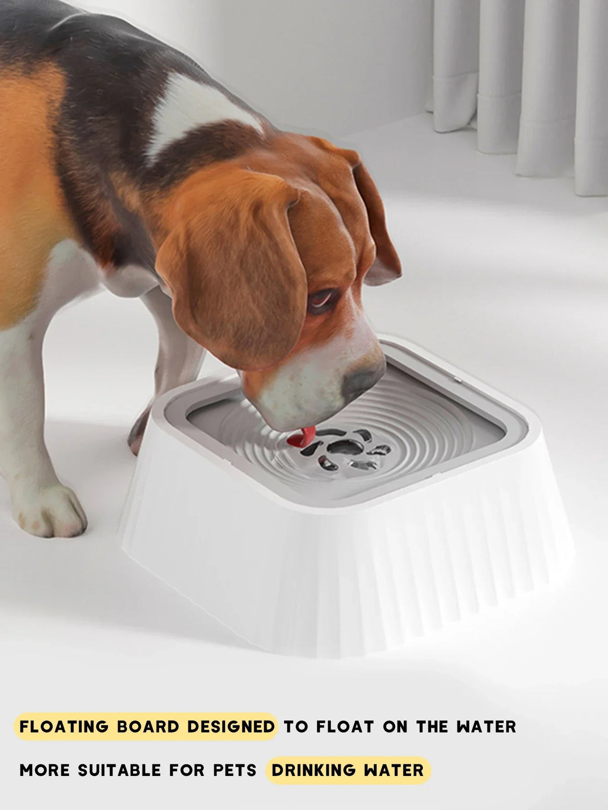 No-Spill Floating Pet Water Bowl | Perfect for Dogs & Cats