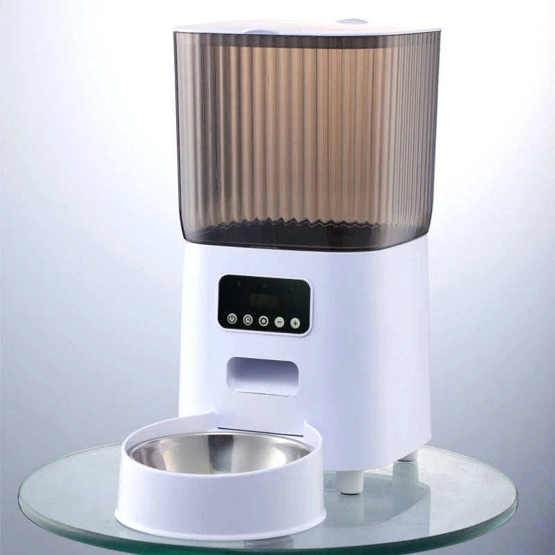 Smart Automatic Pet Feeder with Camera — WiFi App Controlled | Dogs & Cats
