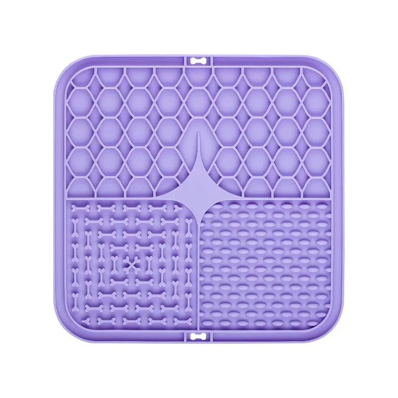 Slow Feeder Lick Mat — Silicone Anti-Anxiety Feeding Mat | Dogs & Cats