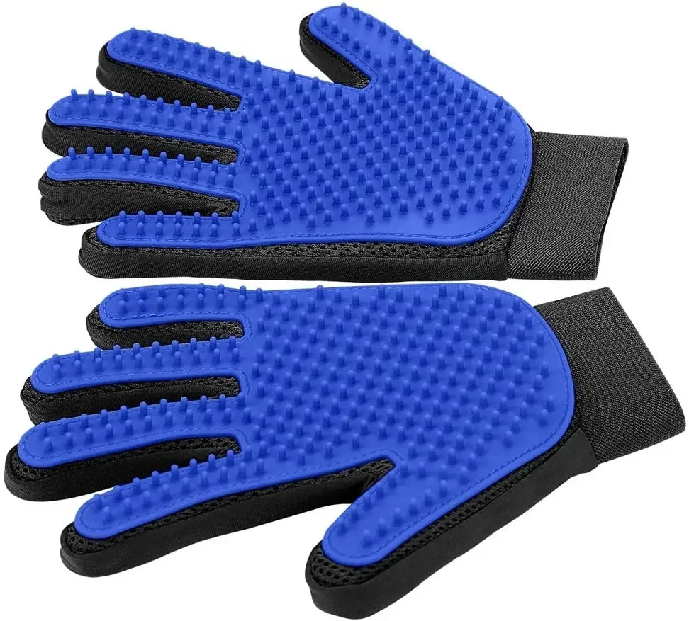 Pet Grooming Glove — Gentle Fur Removal Mitt | Dogs & Cats