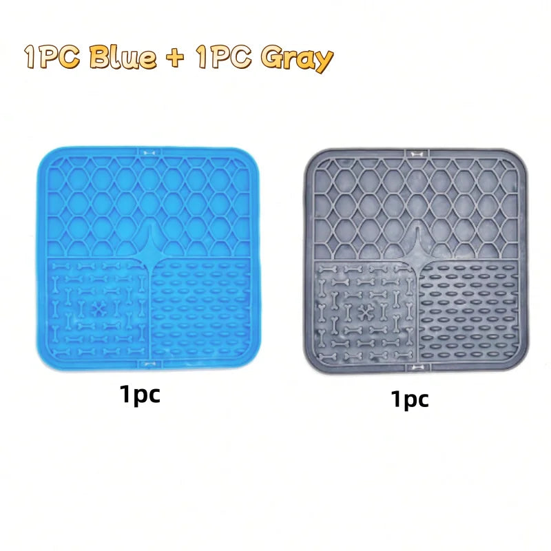 Slow Feeder Lick Mat — Silicone Anti-Anxiety Feeding Mat | Dogs & Cats