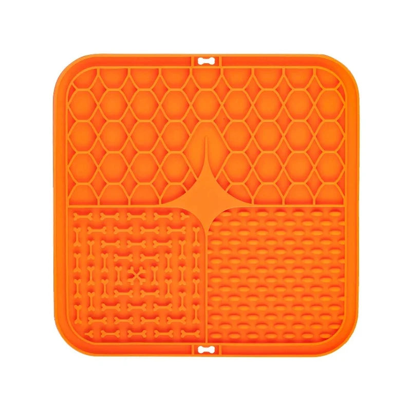 Slow Feeder Lick Mat — Silicone Anti-Anxiety Feeding Mat | Dogs & Cats
