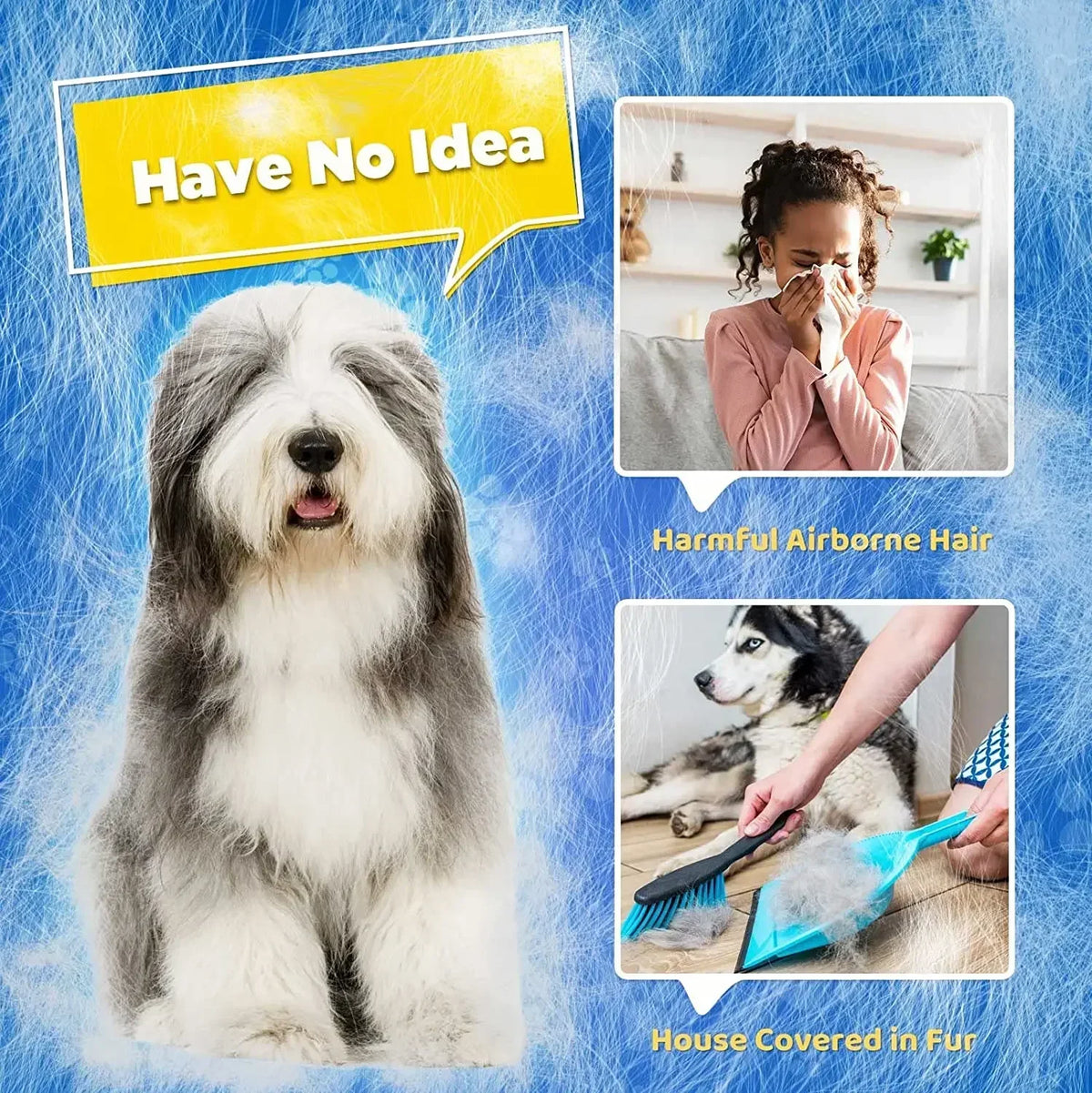Pet Grooming Glove — Gentle Fur Removal Mitt | Dogs & Cats