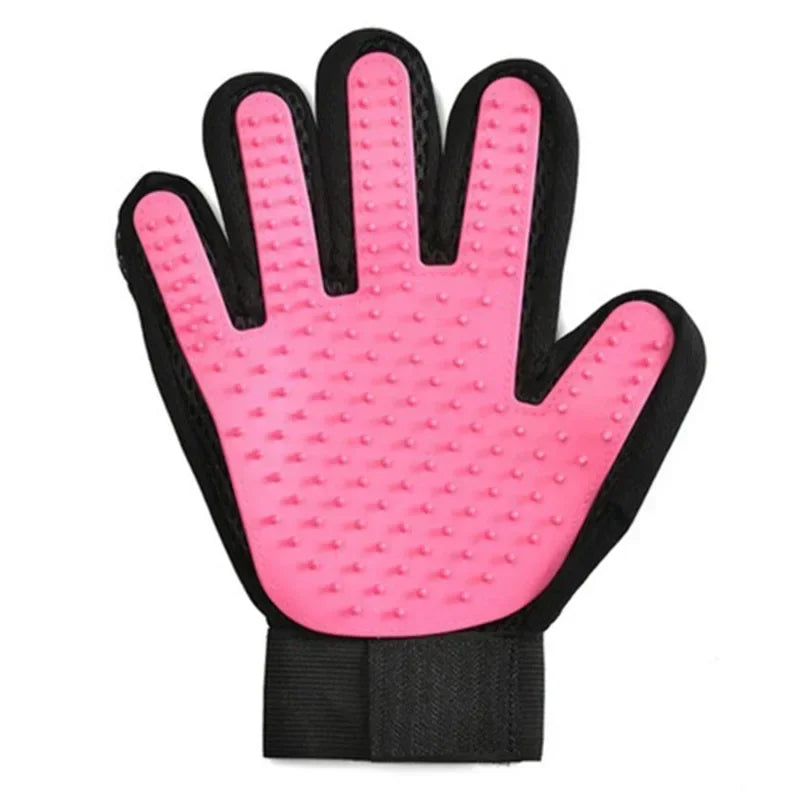 Pet Grooming Glove — Gentle Fur Removal Mitt | Dogs & Cats