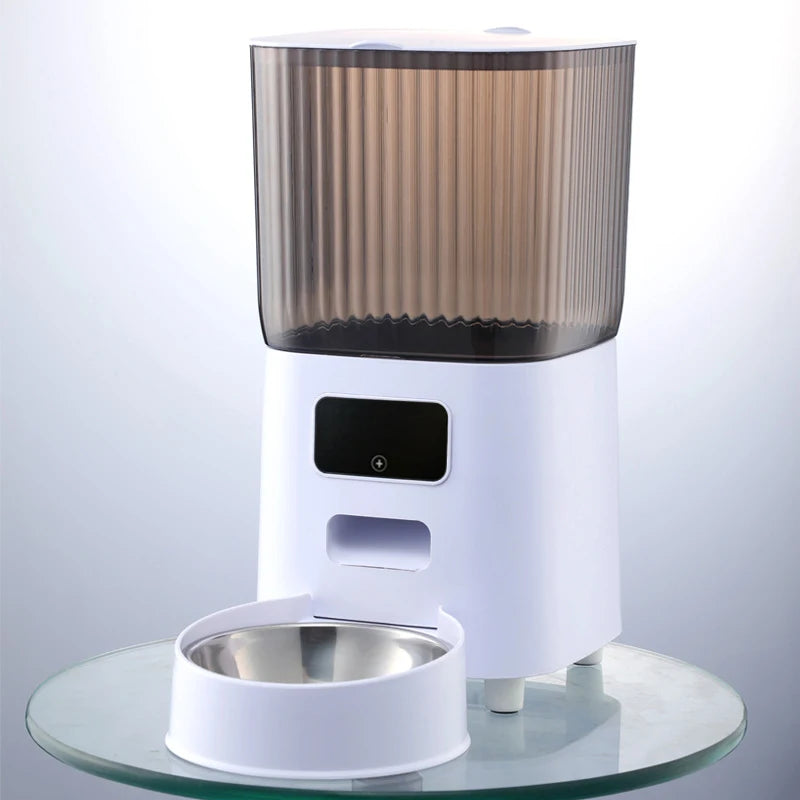 Smart Automatic Pet Feeder with Camera — WiFi App Controlled | Dogs & Cats